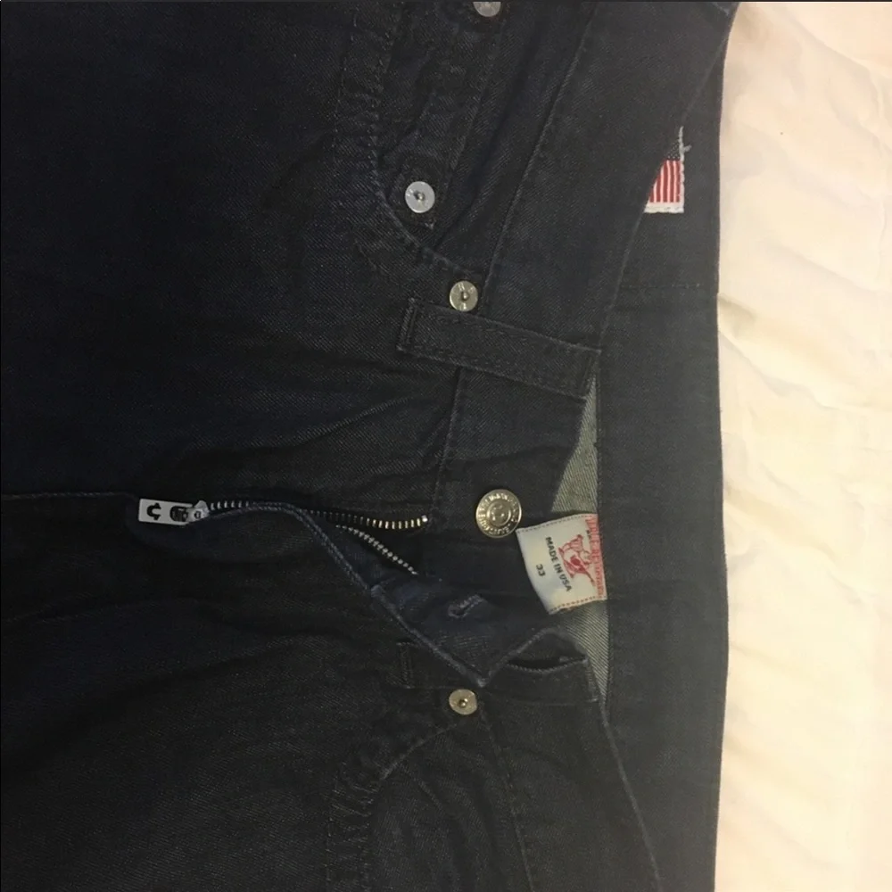 True Religion Bobby no pocket flap jeans